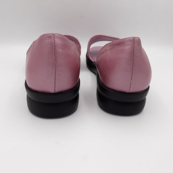 AJ VALENCI LEATHER BASKET WEAVE SANDALS - Picture 5 of 7